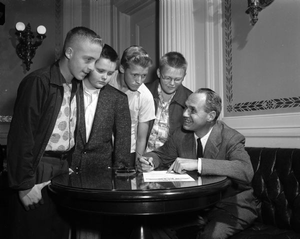 Gov. Kohler with carriers